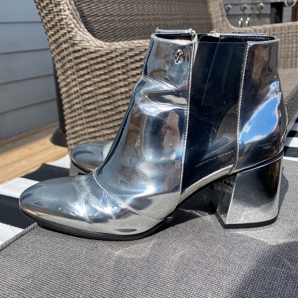 Silver mirror AX boots 9 - Picture 2 of 8